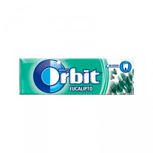 CHICLE ORBIT EUCALIPTO 10 GRAGEAS 14 GRS UND