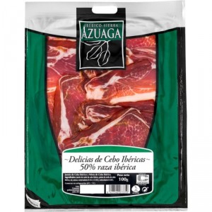 DELICIAS DE CEBO IBERICO 50% RAZA IBERICA AZUAGA 100 GRS