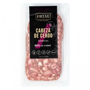 CABEZA CERDO ESPECIAL FRIAL LONCHEADO 150 GRS