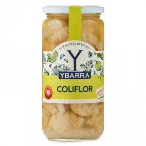 COLIFLOR AL NATURAL YBARRA 660 GR., 400 GR. P.E.