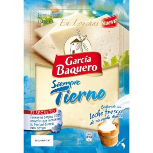 QUESO GARCIA BAQUERO TIERNO LONCHAS 150 GRS