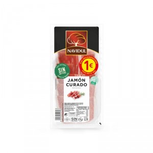JAMON CURADO NAVIDUL LONCHAS 45 GRS.