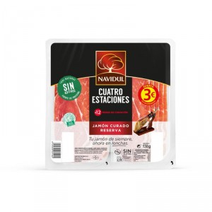 JAMON CURADO RESERVA CUATRO ESTACIONES NAVIDUL 138 GR BIPACK