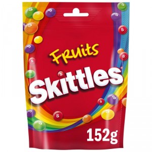 CARAMELO SKITTLES FRUTAS BOLSA 152 GRS