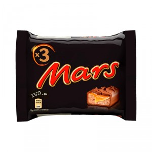 SNACK MARS PACK 3 UNIDADES X 45 GRS