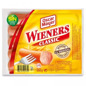 SALCHICHAS OSCAR MAYER WIENERS 5 UNDS 200 GRS