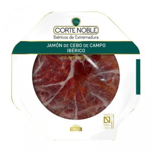 JAMON CEBO CAMPO IBER.50%RAZA IBERICA CORTE NOBLE ARGAL70GR.