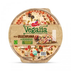 PIZZA VEGALIA CAMPOFRIO VEGET. VERD.ASADAS Y QU.CURADO 360GR