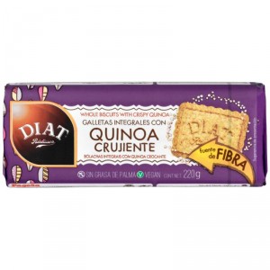 GALLETAS DIAT INTEGRALES CON QUINOA CRUJIENTE 220 GRS