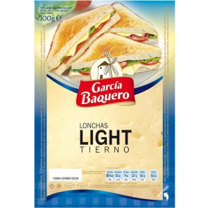 QUESO GARCIA BAQUERO TIERNO LIGHT LONCHAS 100 GRS