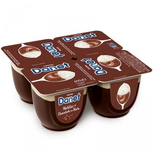 DANET DOBLE PLACER CHOCOLATE CON NATA 4X100 GRS