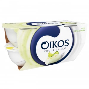 YOGUR DANONE OIKOS SABOR LIMA-LIMON PACK-4 X 110 GRS