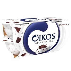 YOGUR DANONE OIKOS STRACCIATELLA PACK-4 X 110GRS