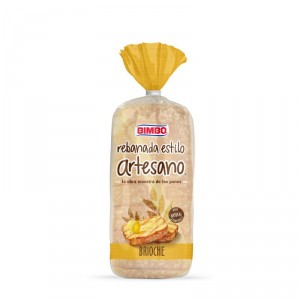 PAN BIMBO ESTILO ARTESANO REBANADA BRIOCHE 550 GRS