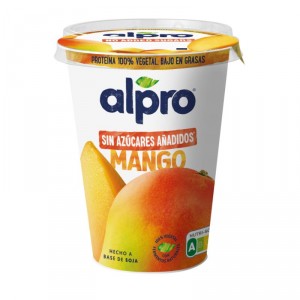POSTRE ALPRO SOJA MANGO SIN AZUCAR 400 GRS.
