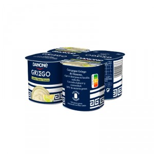 YOGUR DANONE GRIEGO LIMA LIMON P-4 X 110 GRS.