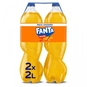 FANTA NARANJA 2 LITROS PACK 2 UNDS