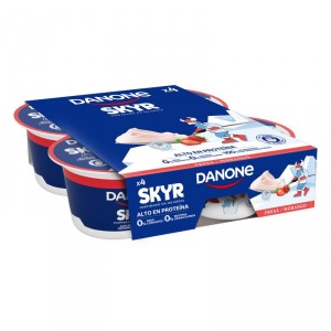 SKYR DANONE FRESA P-4 X 100 GRS.