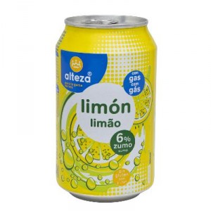 REFRESCO ALTEZA LIMON 6% ZUMO LATA 33 CL.