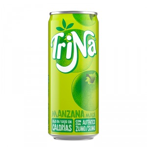 TRINA MANZANA SIN GAS LATA 33 CL.