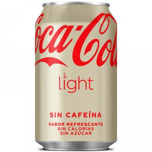 COCA COLA LIGHT SIN CAFEINA LATA 33 CL.