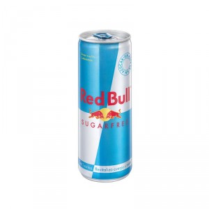 BEBIDA ENERGETICA RED BULL SUGAR FREE LATA 250 ML.