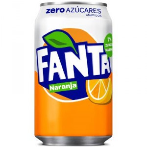 FANTA NARANJA ZERO LATA 33 CL.