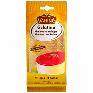 GELATINA VAHINE HOJAS 17 GRS