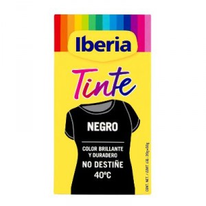 TINTE IBERIA ROPA NEGRO