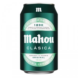 CERVEZA MAHOU CLASICA LATA 33 CL.