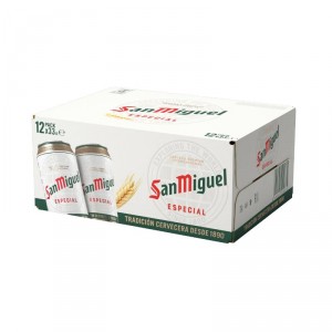 CERVEZA SAN MIGUEL LATA 33 CL. PACK 12 UNDS