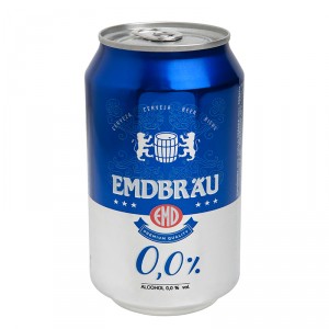 CERVEZA EMDBRAU 0,0% SIN ALCOHOL LATA 33 CL.