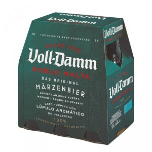 CERVEZA VOLL DAMM 25 CL. PACK 6 UNDS