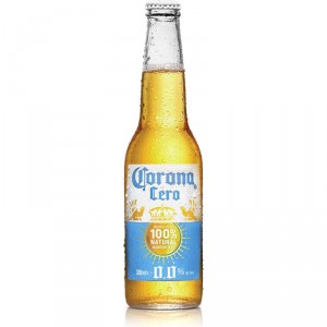 CERVEZA CORONA 0,0 BOTELLA 33 CL.