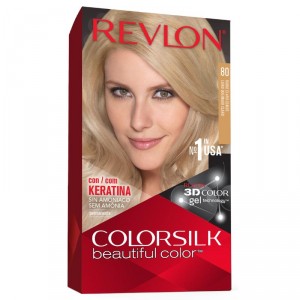 TINTE REVLON COLORSILK Nº 80 RUBIO CLARO CENIZO