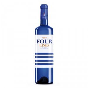 VINO BLANCO FOUR LINES RUEDA SUPERIOR 75 CL.