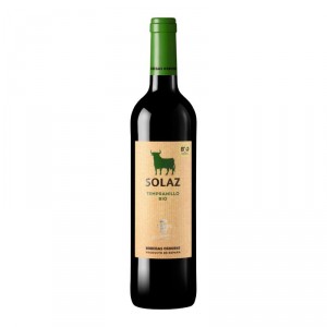 VINO TINTO SOLAZ BIO TEMPRANILLO 75 CL