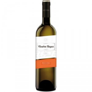 VINO BLANCO CUATRO RAYAS RUEDA VERDEJO 75 CL.