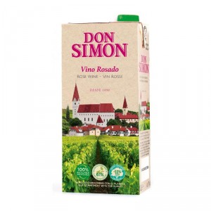 VINO DON SIMON ROSADO BRIK 1 LITRO