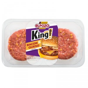 BURGUER ELPOZO KING CHEESE & BACON 240 GRS.