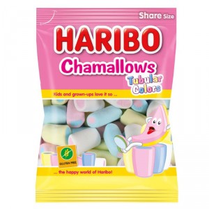NUBES HARIBO TUBULAR COLORS 250 GRS