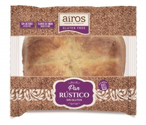 PAN REDONDO RUSTICO AIROS SIN GLUTEN 85 GRS.