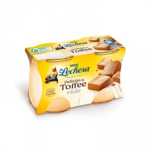 POSTRE LA LECHERA DELICIAS DE TOFFEE PACK-2 X 125 GRS