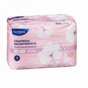 COMPRESA SECRETISIMA INCONTINENCIA EXTRA 10 UNDS