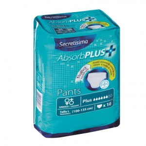 PANTS SECRETISIMA ABSORBPLUS+ TALLA L 10 UNDS.