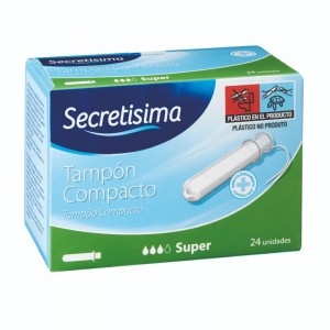 TAMPON SECRETISIMA CON APLICADOR COMPACTO SUPER 24 UNDS