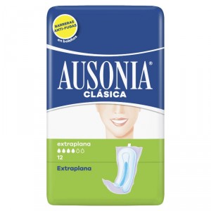 COMPRESA AUSONIA EXTRAPLANA CLASICA 12 UNIDADES