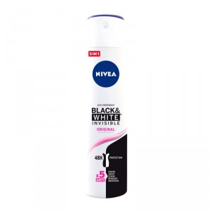 DESODORANTE NIVEA WOMAN BLACK&WHITE SPRAY 200 ML.