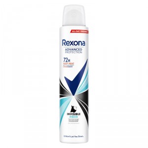 DESODORANTE REXONA ADVANCED INVISIBLE AQUA 200 ML.