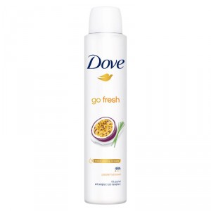 DESODORANTE DOVE GO FRESH FRUTA PASION 200 ML.